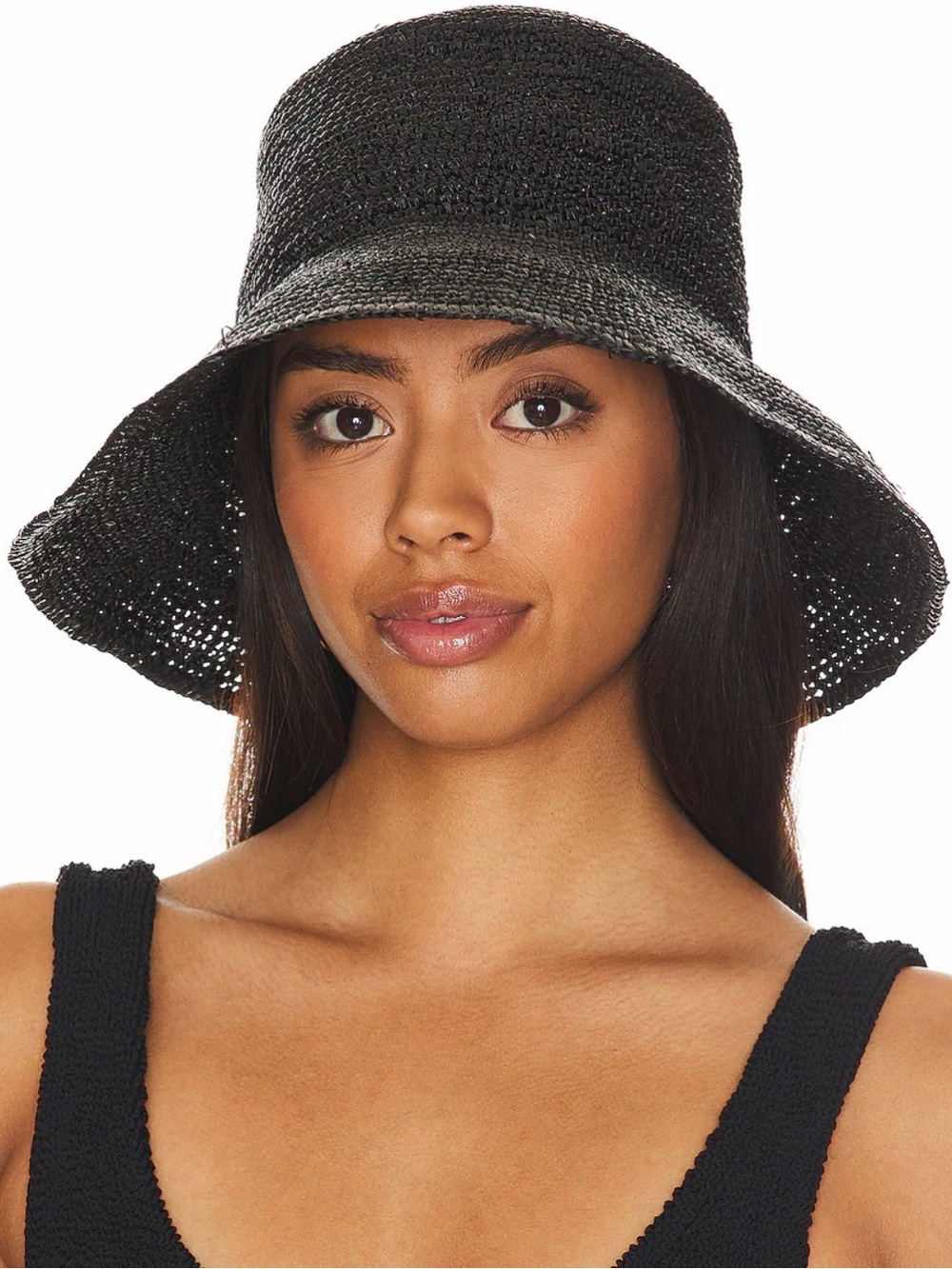 Chic Crochet Bucket Hat in Black
Hat Attack